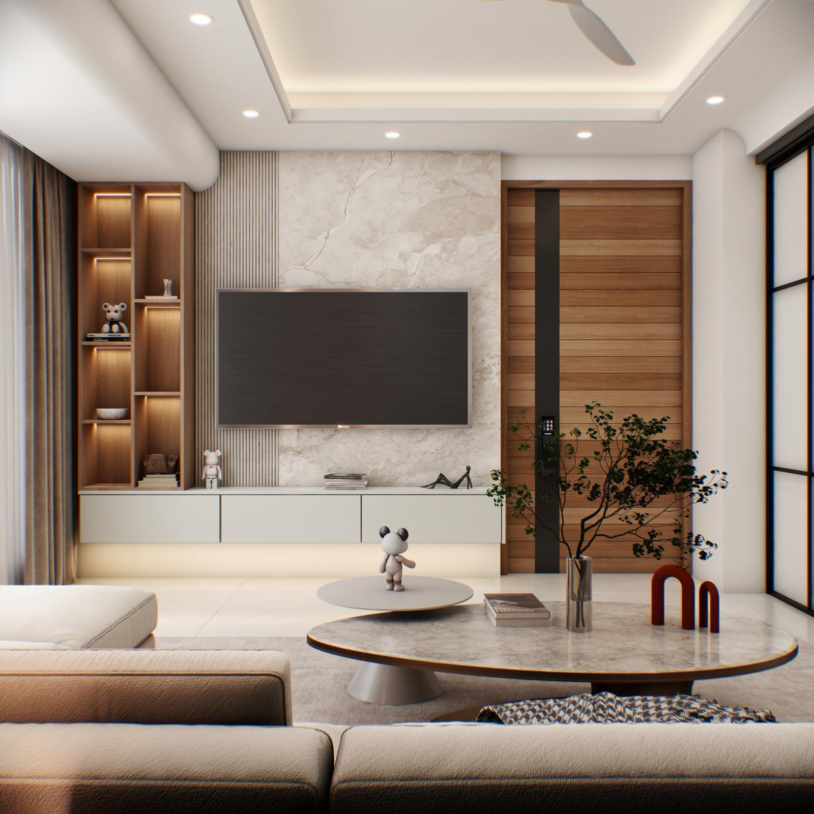 Dining room with pendant lighting